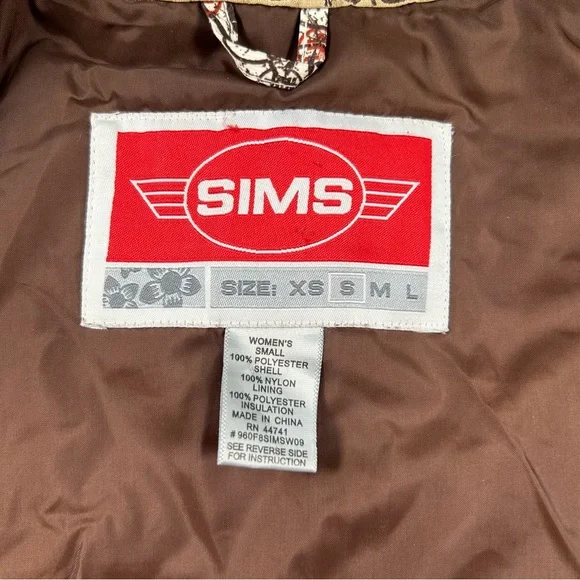 SIMS Women’s Small Hooded Snow Jacket | Insulated Winter Coat | Snowboard - Picture 9 of 12